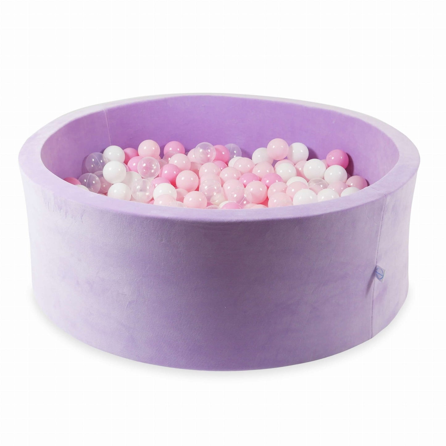Piscine à Balles 110x40 Velvet Soft Violet avec balles 500 pcs. (transparent, blanc, rose bébé, rose poudré)
