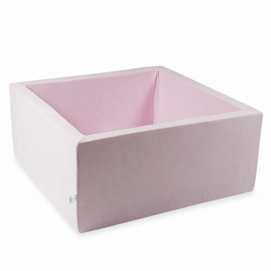 Piscine à Balles 90x90x40 Velvet Soft Rose Clair sans balles