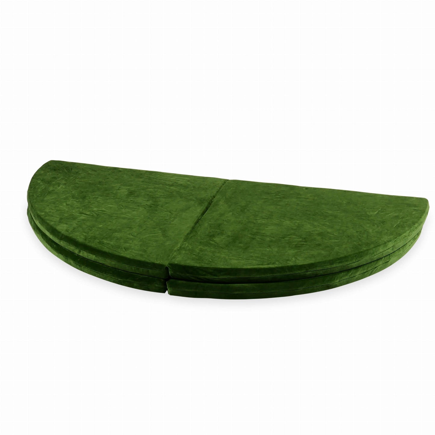 Tapis de jeu 160cm pour enfant, rond pliable, Velvet Soft Olive