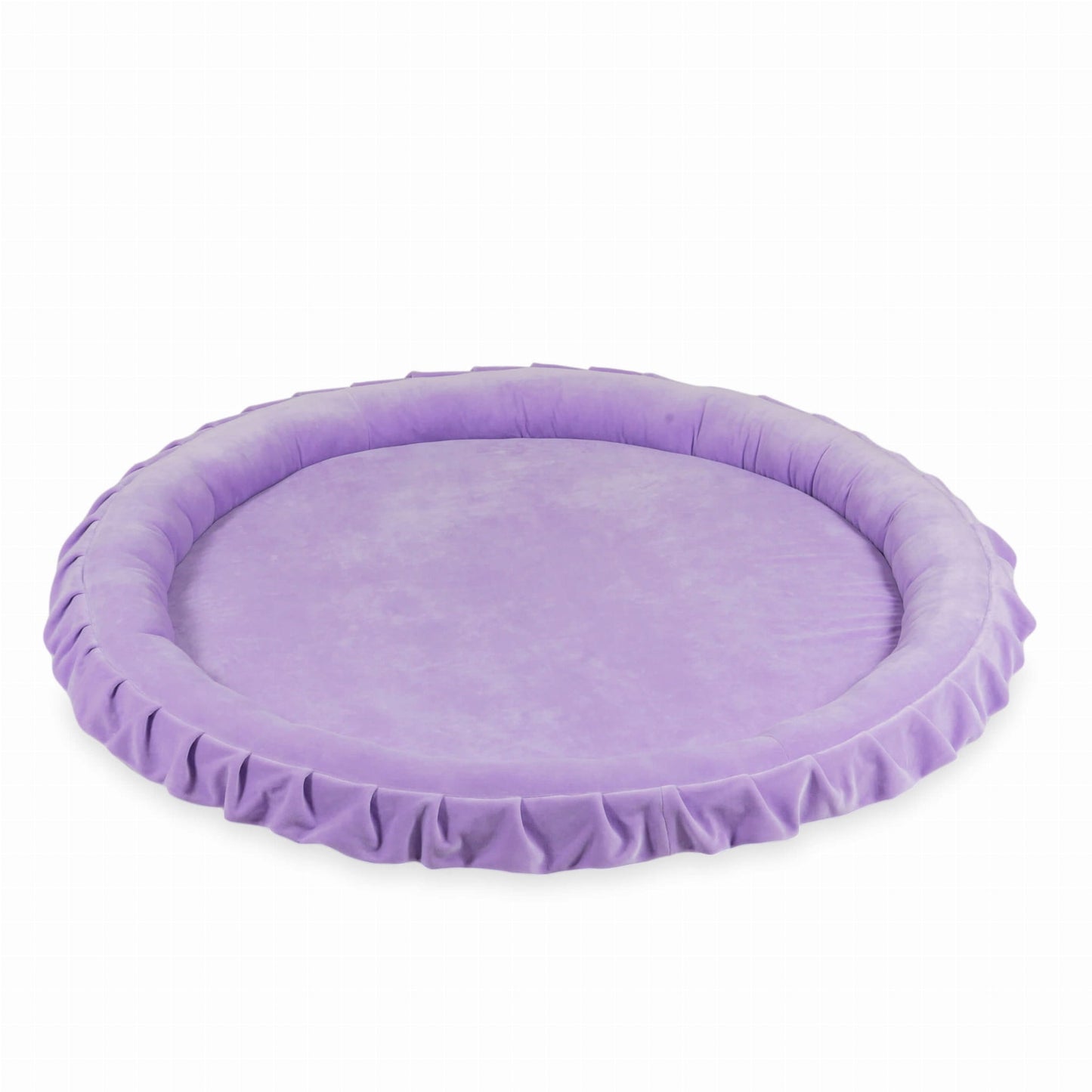 Tapis de jeu Playnest 120cm pour enfants, velours doux violet