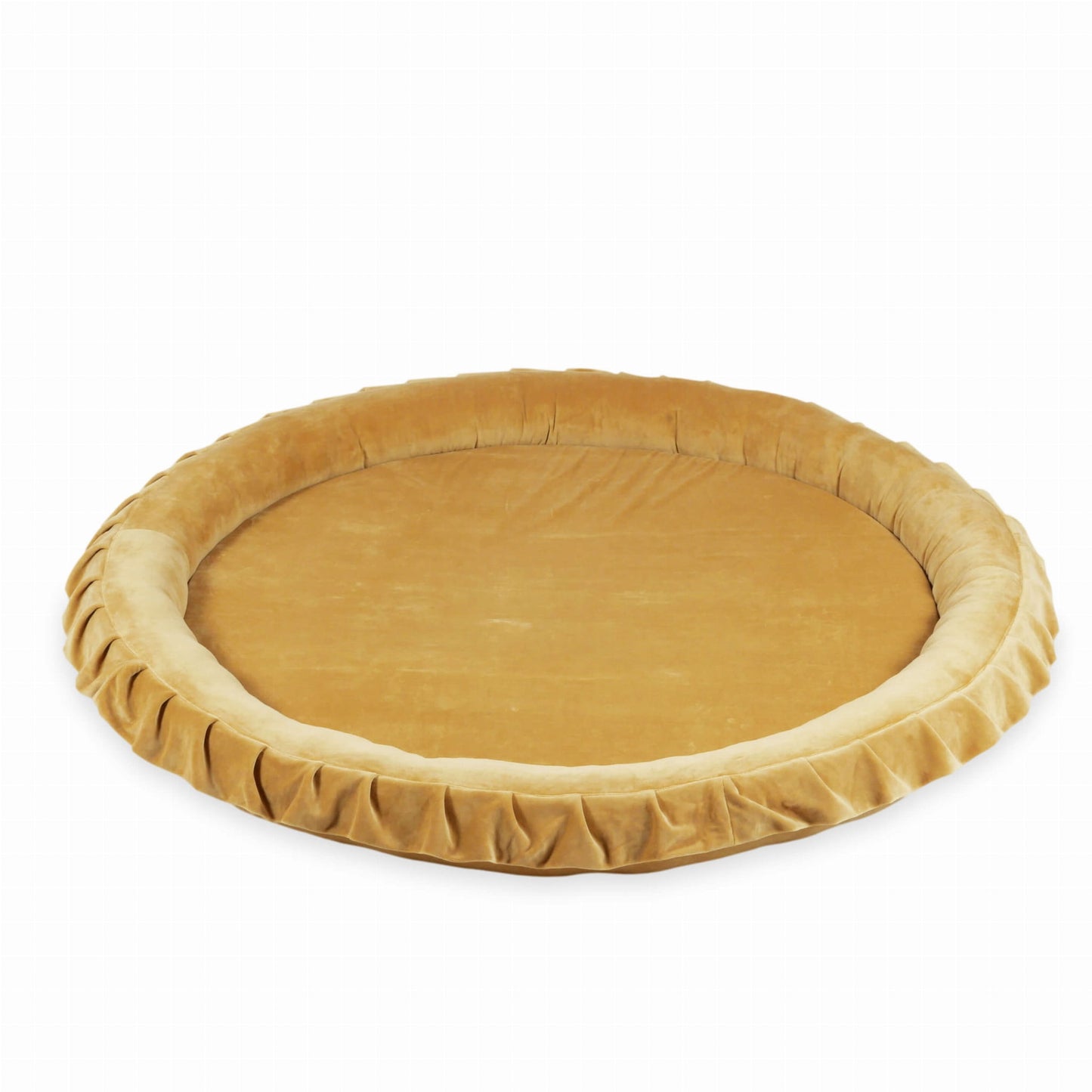 Tapis de jeu Playnest 120cm pour enfants, Velvet Soft Carmel