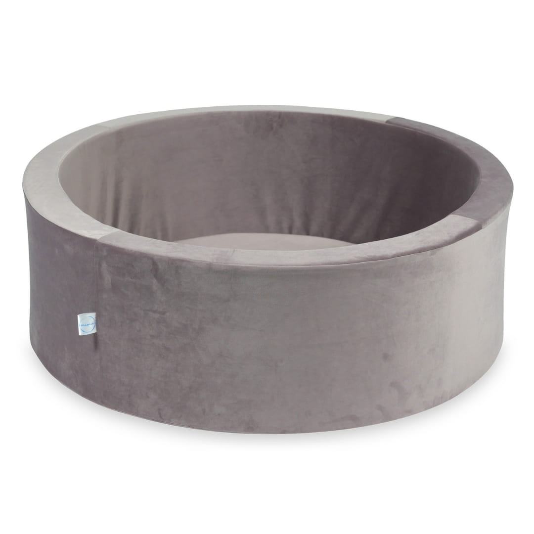 Piscine à balles 90x30 velours lilas sans balles