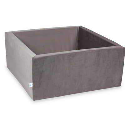 Piscine à balles 90x90x40 velours lilas sans balles