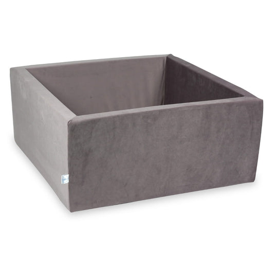 Piscine à balles 90x90x40 velours lilas sans balles