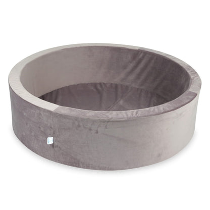 Piscine à balles 110x30 velours lilas sans balles