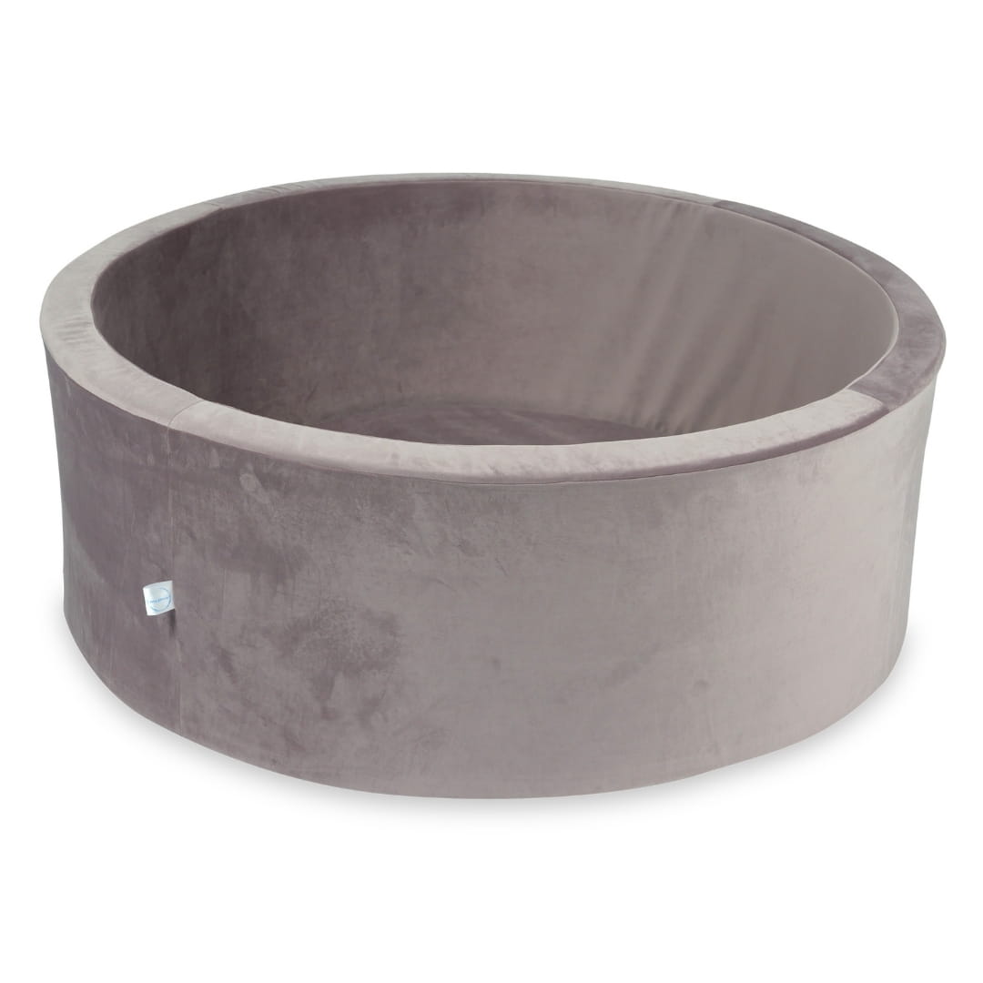 Piscine à balles 110x40 velours lilas sans balles