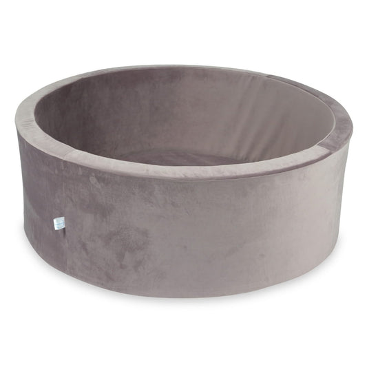 Piscine à balles 110x40 velours lilas sans balles