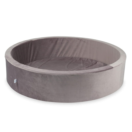 Piscine à balles 130x30 velours lilas sans balles