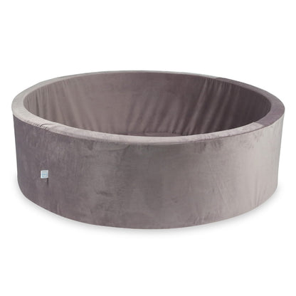 Piscine à balles 130x40 velours lilas sans balles