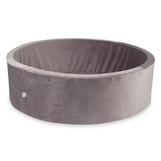 Piscine à balles 130x40 velours lilas sans balles
