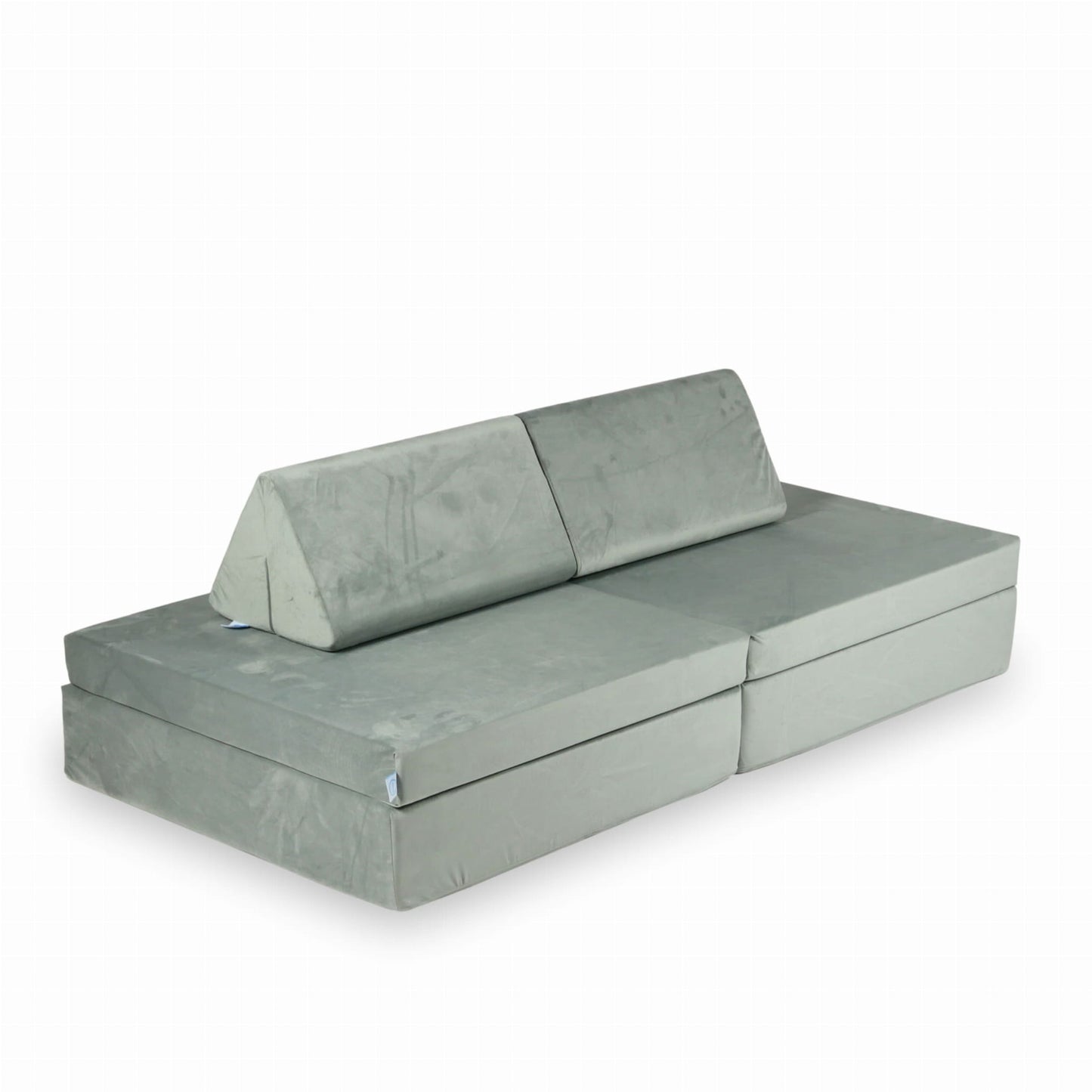 Housse de canapé de jeu Montessori Standard velours gris