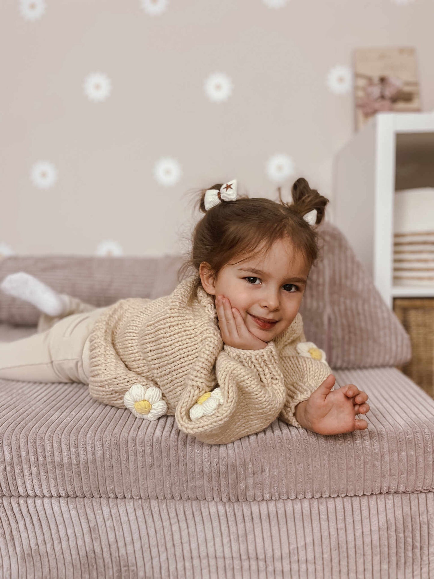 Mini Canapé Confort Velours Côtelé Lavande