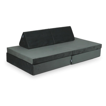 Housse de canapé de jeu Montessori Standard velours graphite