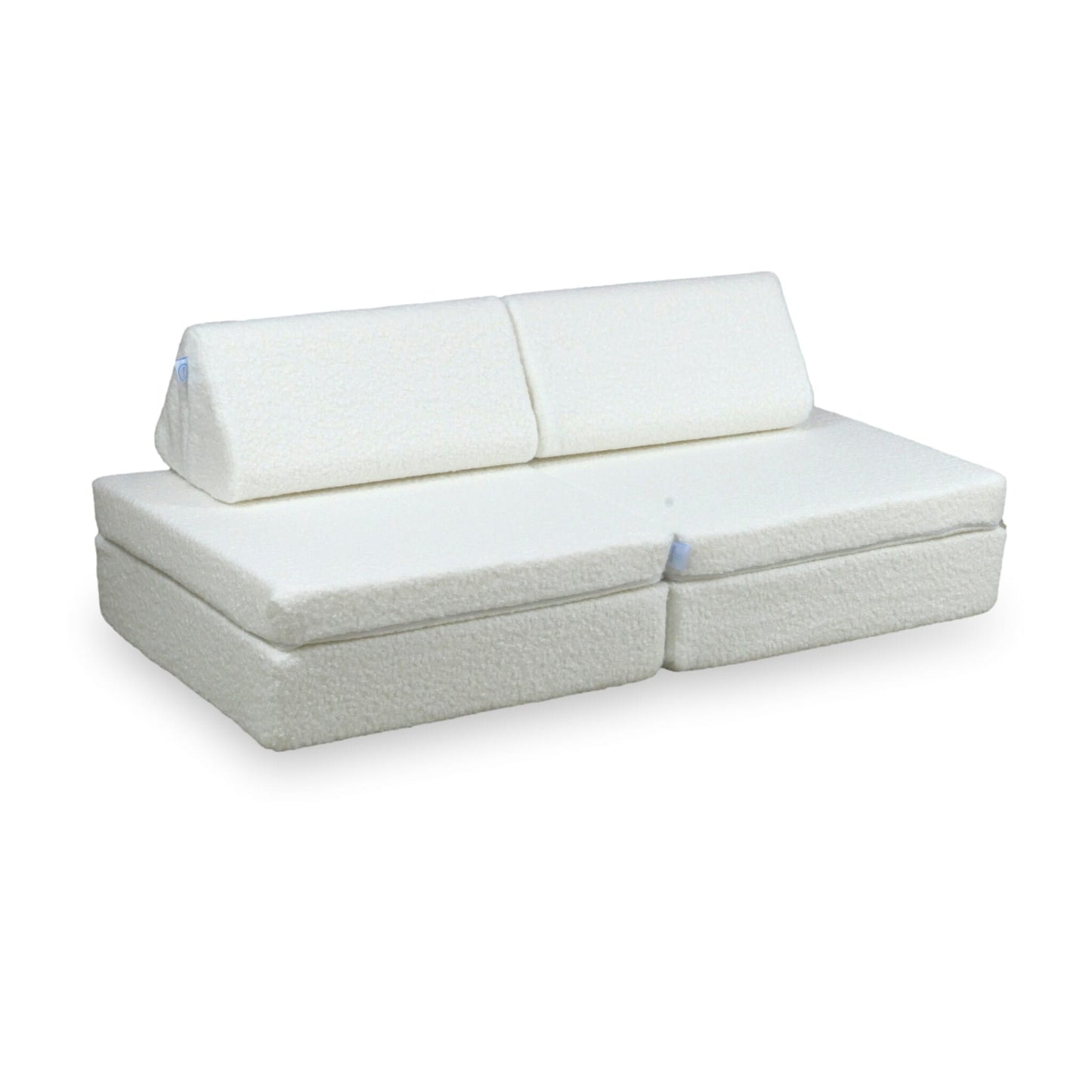 Housse de canapé Montessori Mini Play, boucle standard, blanc