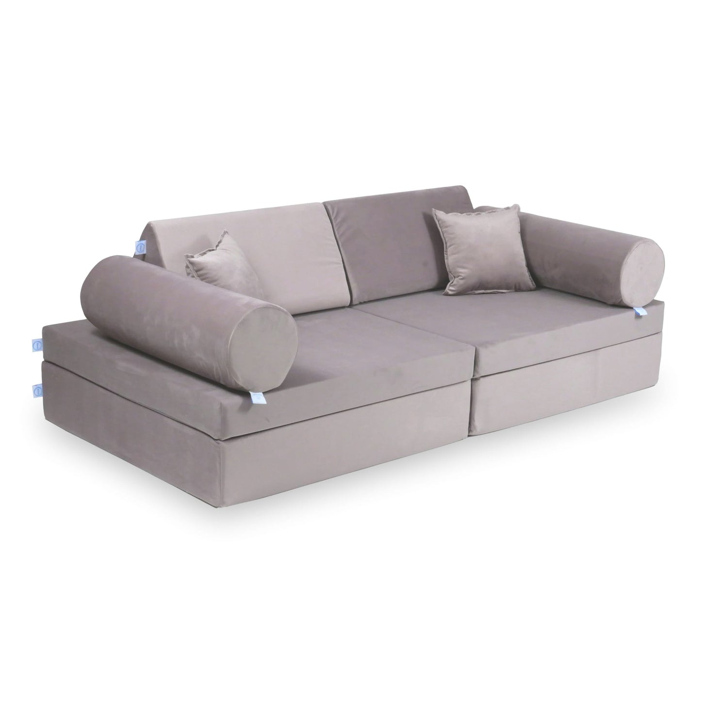 Housse de canapé de jeu Montessori confort velours lilas