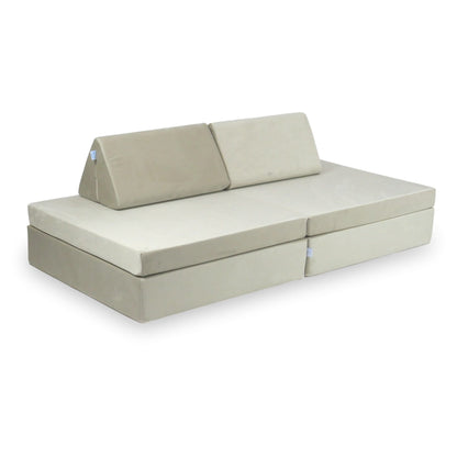 Housse de canapé de jeu Montessori Standard velours écru
