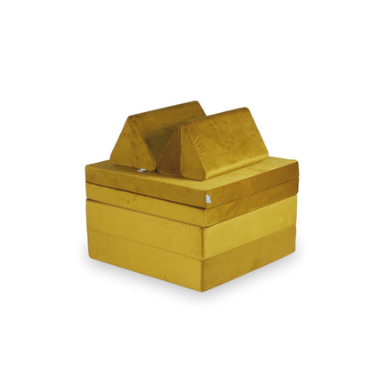 Housse de canapé de jeu Montessori Standard velours doré