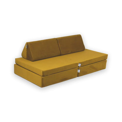 Housse de canapé Montessori Mini Play Standard velours doré