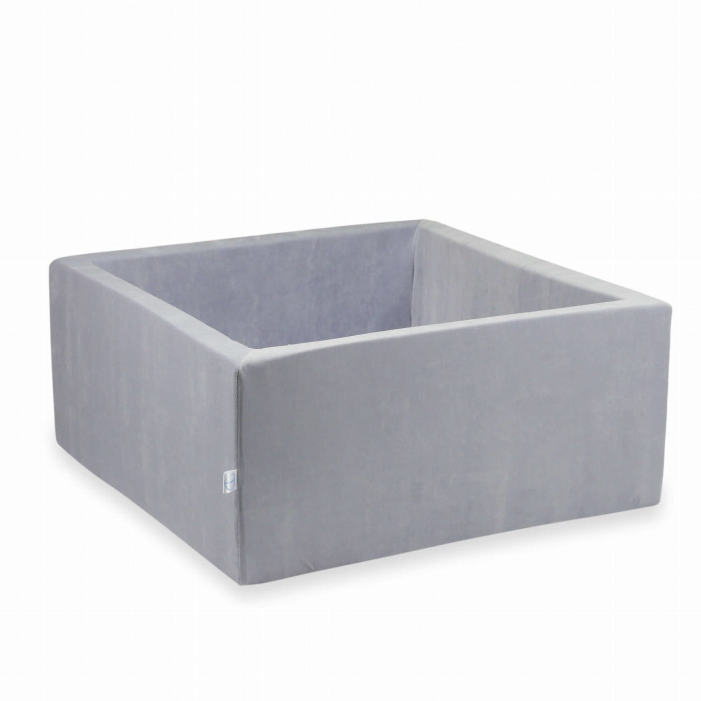 Piscine à Balles 90x90x40cm Velvet Soft Gris Clair sans balles