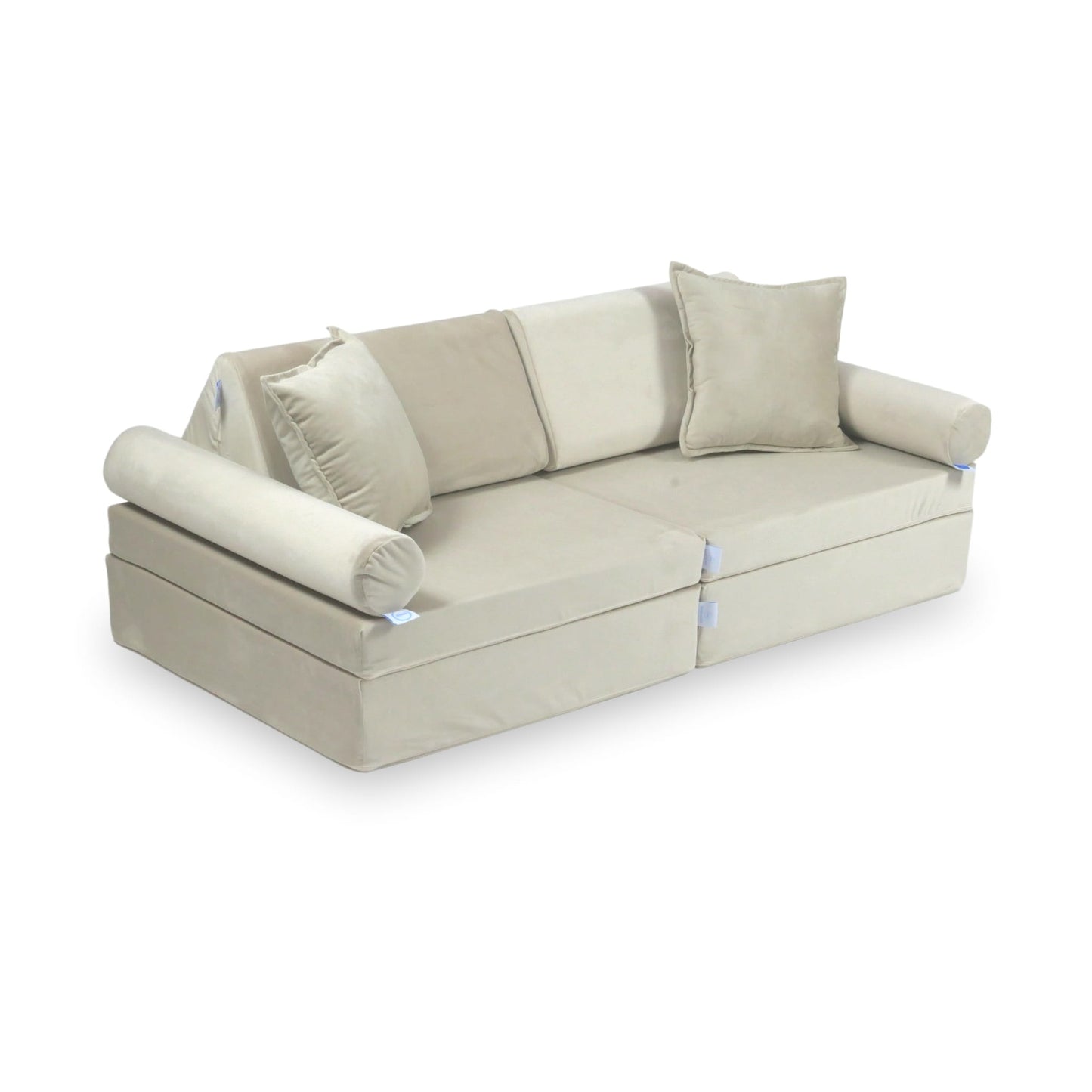 Housse de canapé Montessori Mini Play Confort Velours Ecru