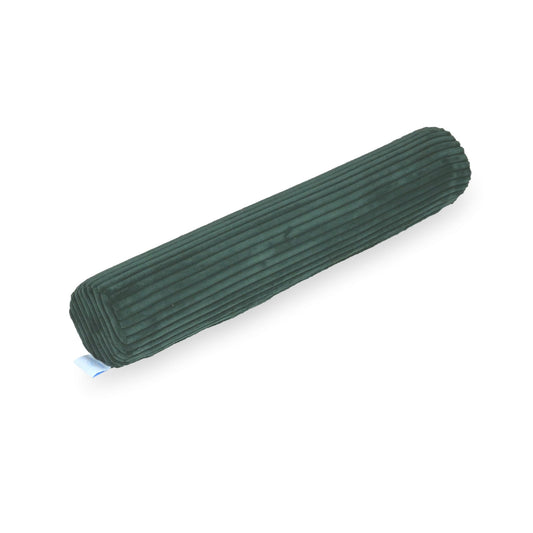 Petit rouleau pour canapé en velours côtelé vert