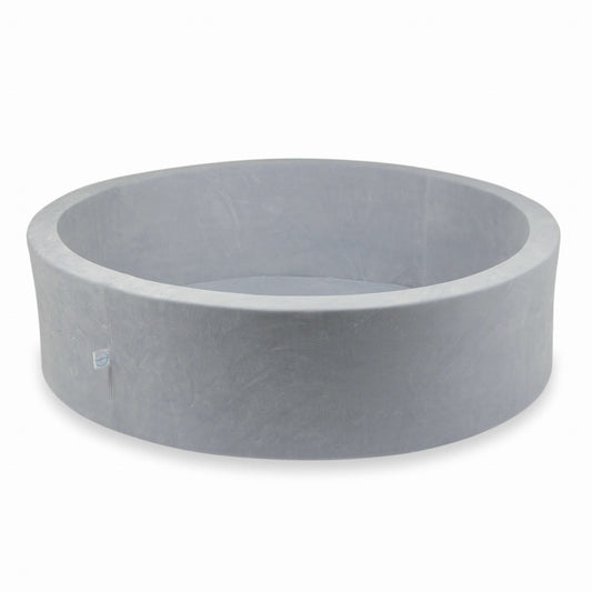 Piscine à Balles 110x30cm Velvet Soft Gris Clair sans balles