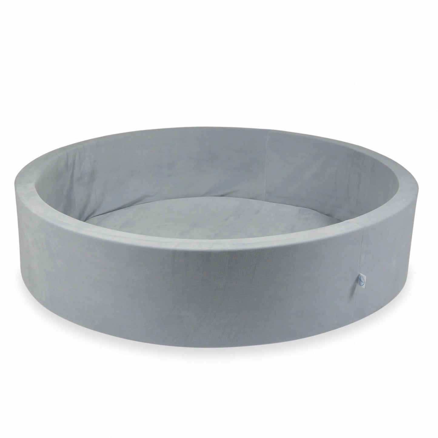 Piscine à Balles 130x30cm Velvet Soft Gris Clair sans balles