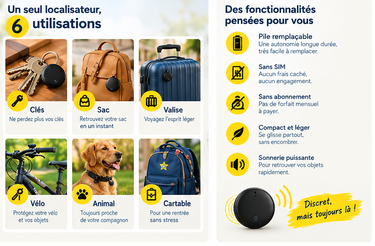 i-TRACE – Localisateur intelligent sans abonnement