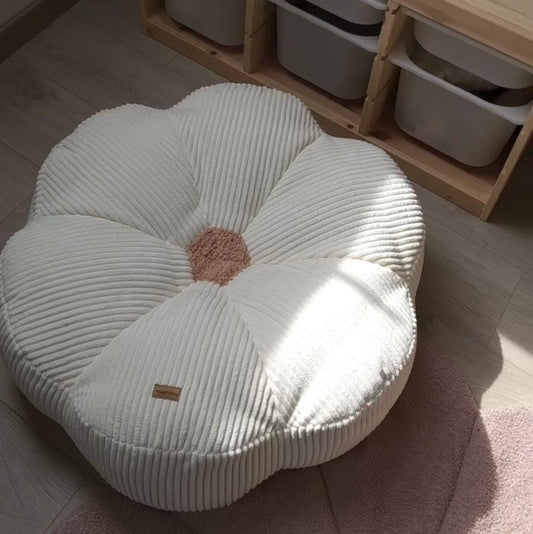 Pouf Daisy (VELOURS CÔTELÉ) 80cm