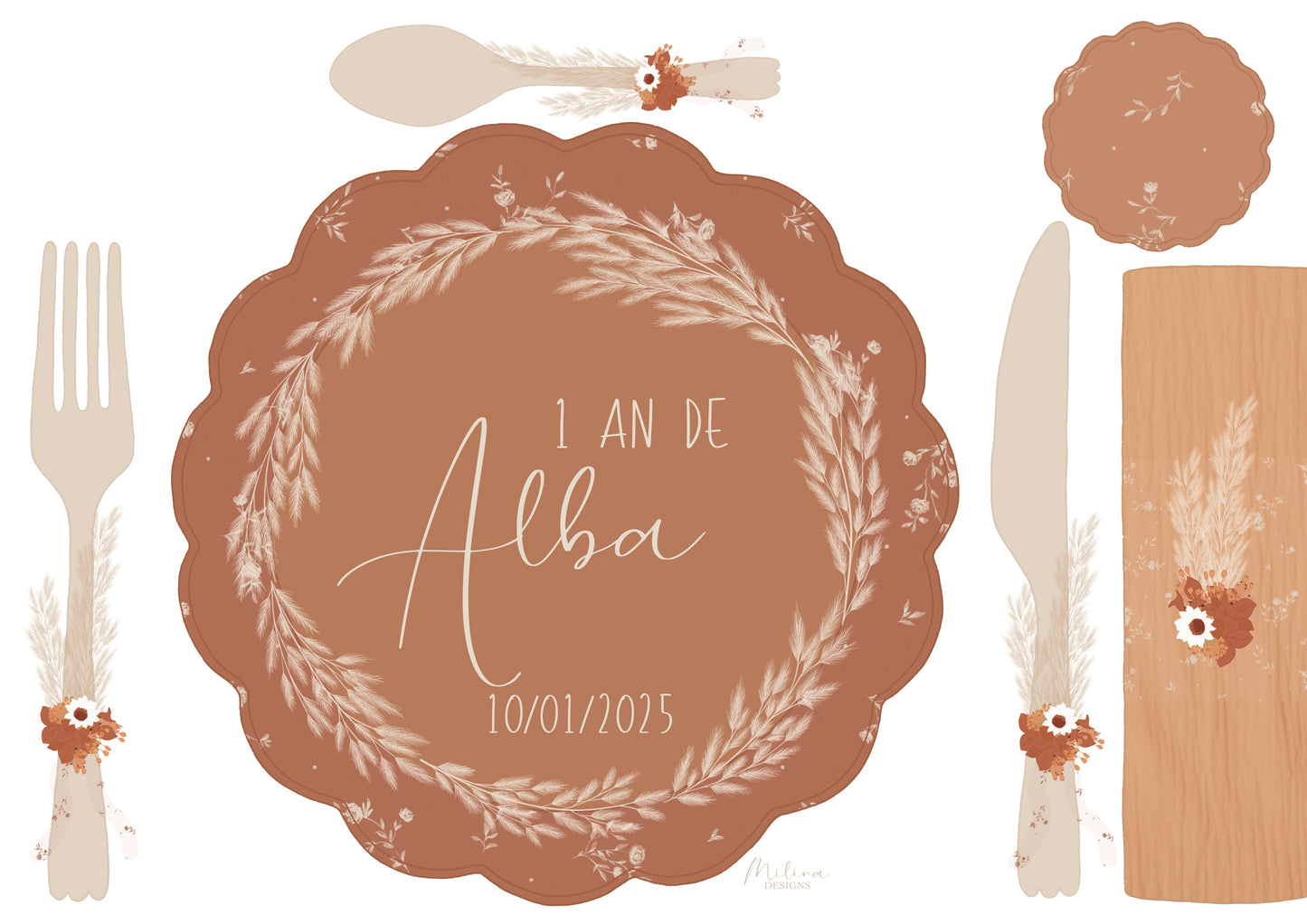 Mon Joli Set de Table | Personnalisable