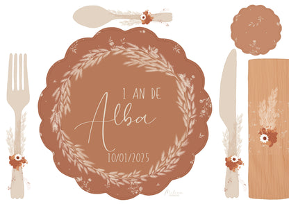 Mon Joli Set de Table | Personnalisable