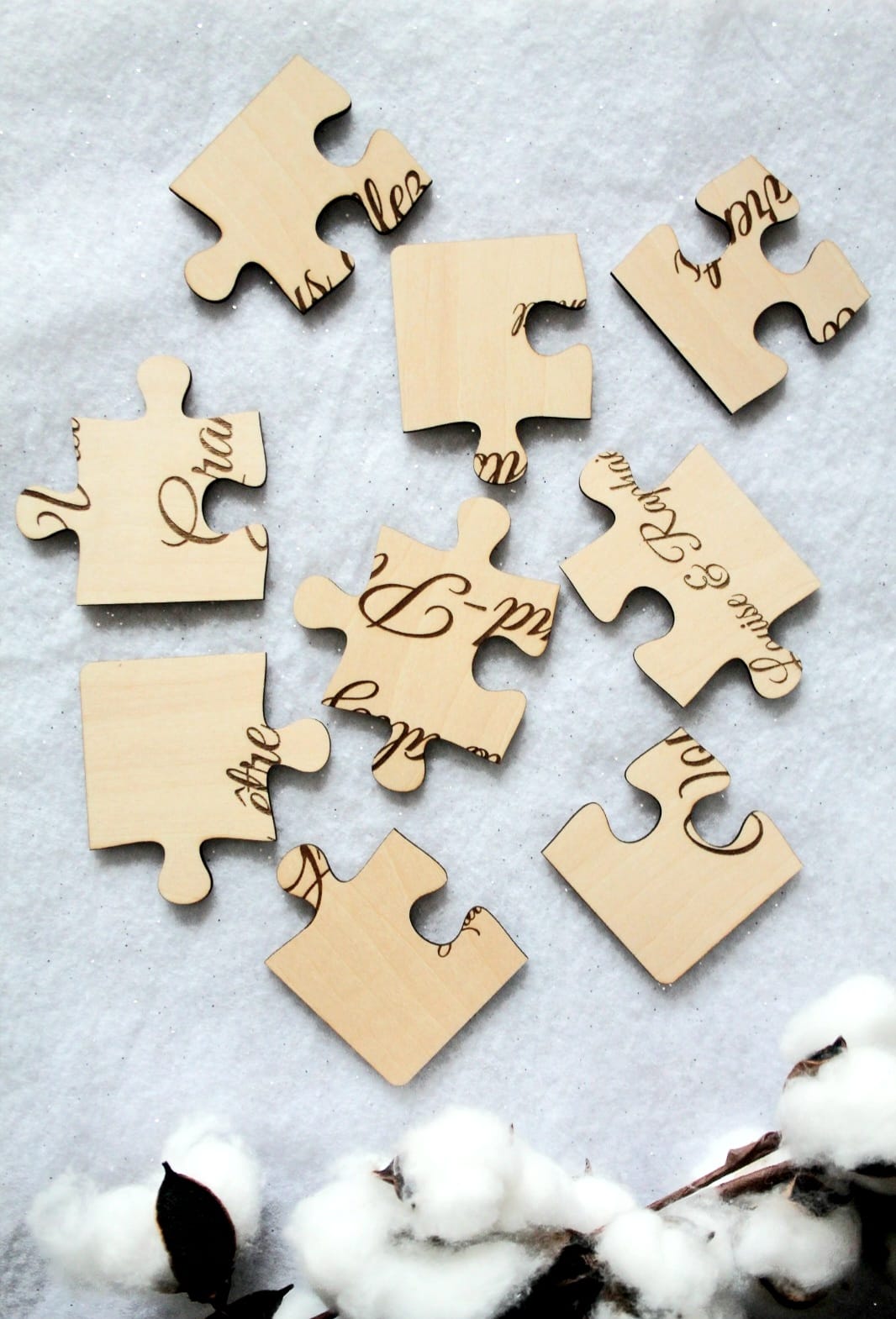 Puzzle en Bois Personnalisé – 9 Pièces