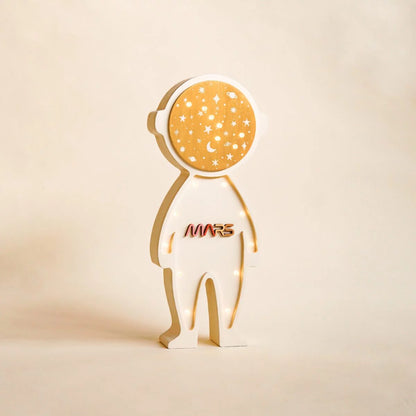 Lampe en Bois | Astronaute