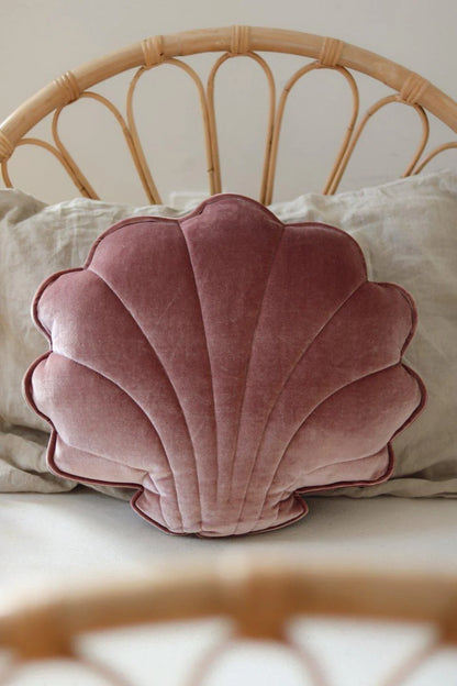 Coussin Coquillage Velours | Cosmic Pearl