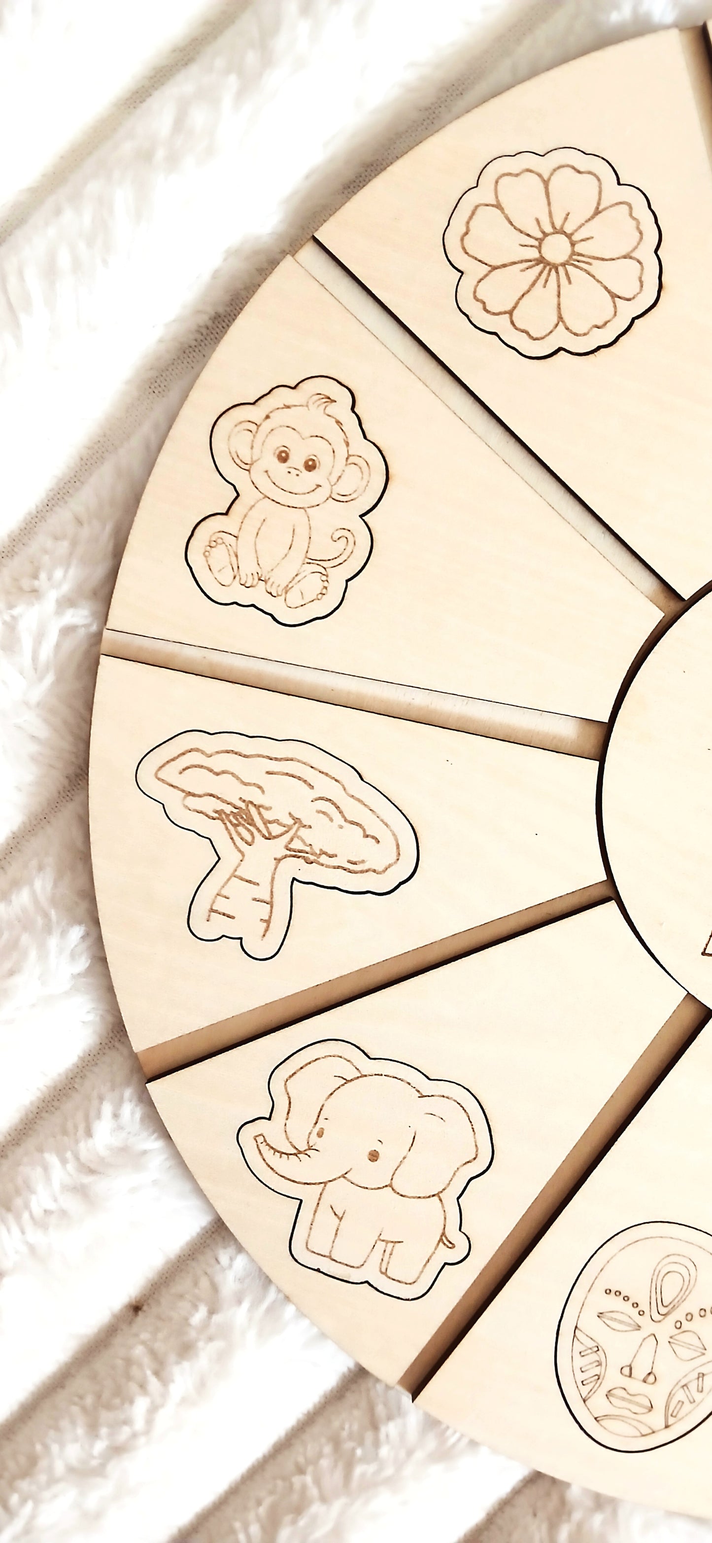 Puzzle éducatif en bois | Mon petit safari