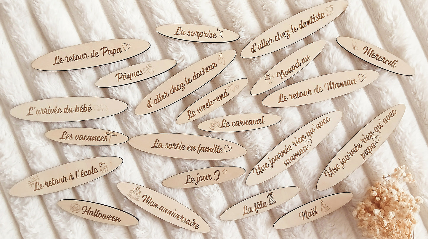 Calendrier de patience | Fée