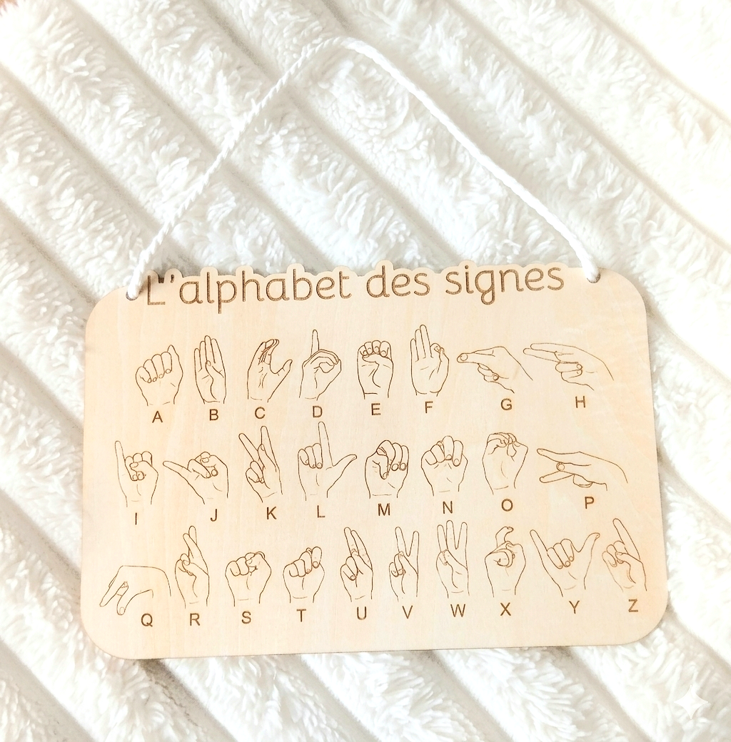 L’alphabet des signes – Support éducatif 