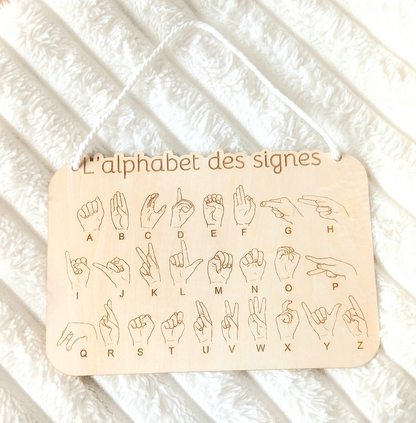 L’alphabet des signes – Support éducatif 