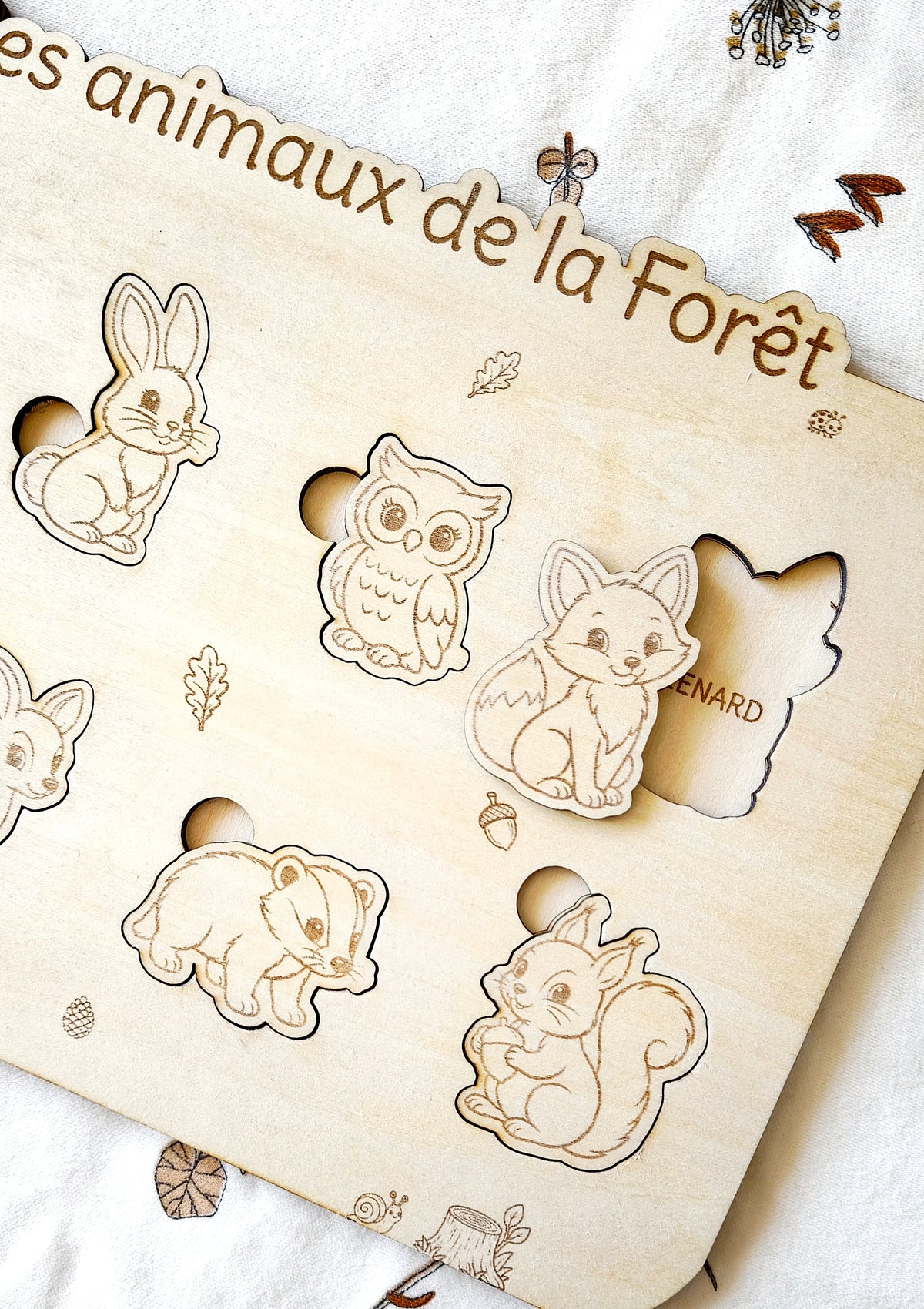 Les animaux de la forêt