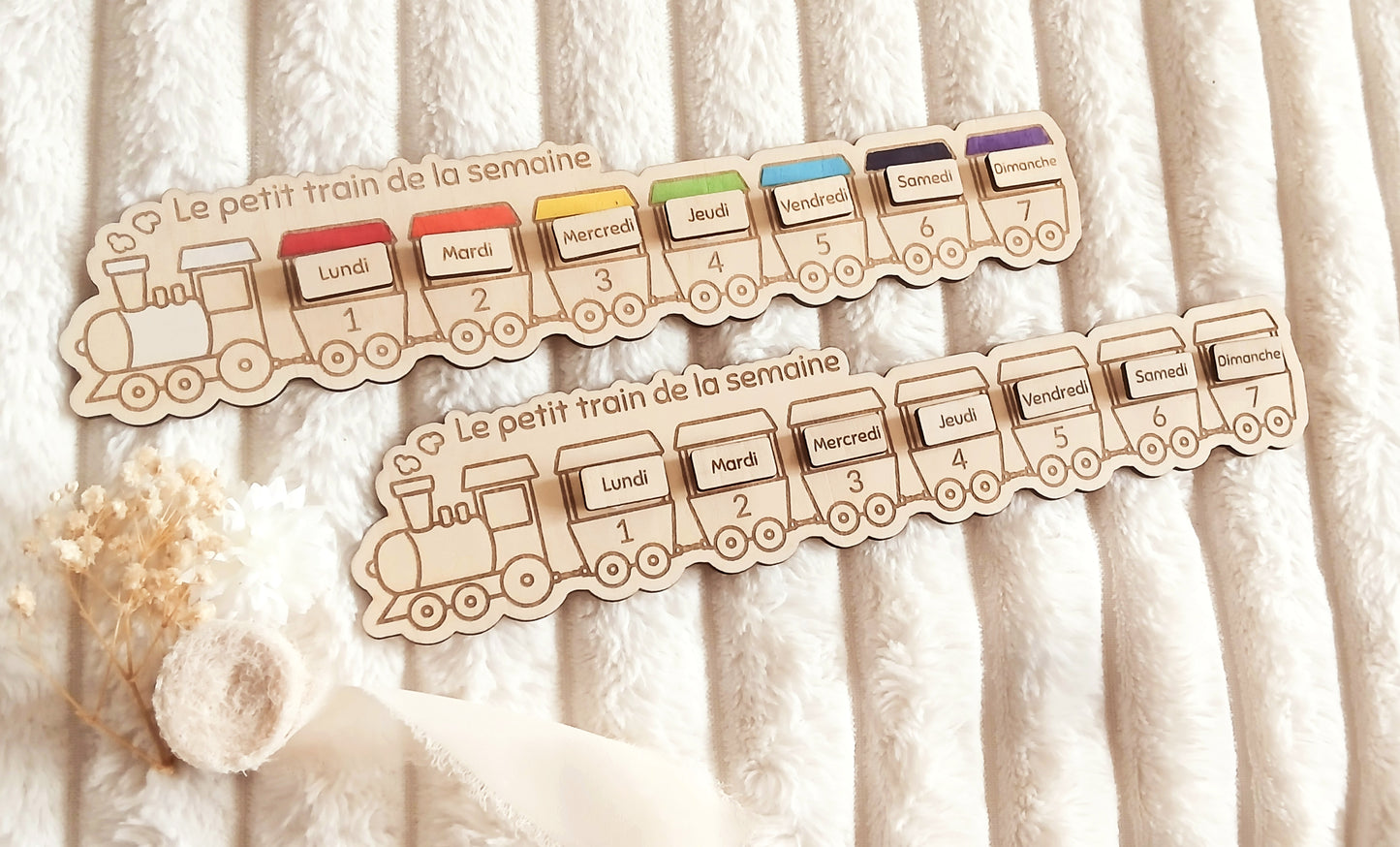 Le petit train de la semaine | Apprentissage ludique des jours