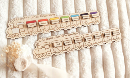Le petit train de la semaine | Apprentissage ludique des jours