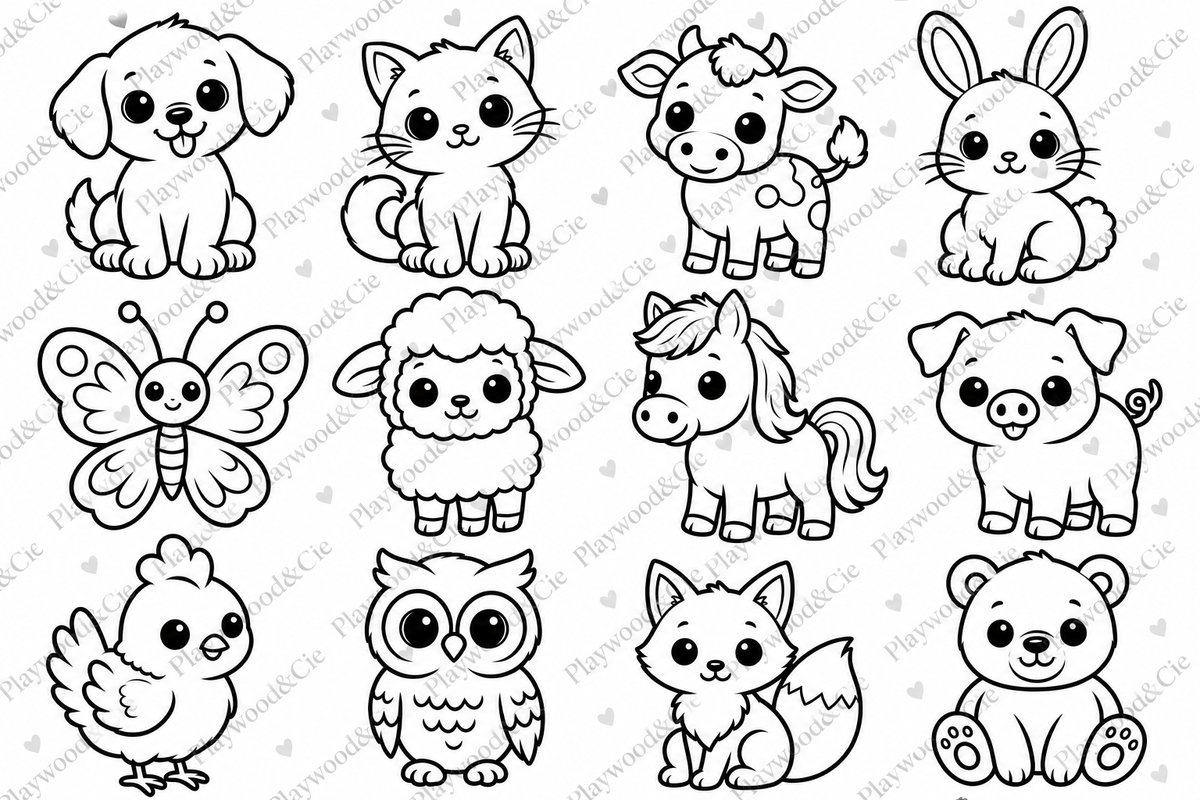 Les puzzles circulaires | Animaux