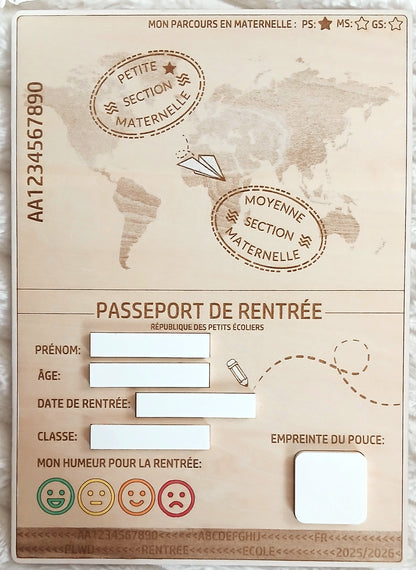 Passeport de Rentrée | Personnalisable