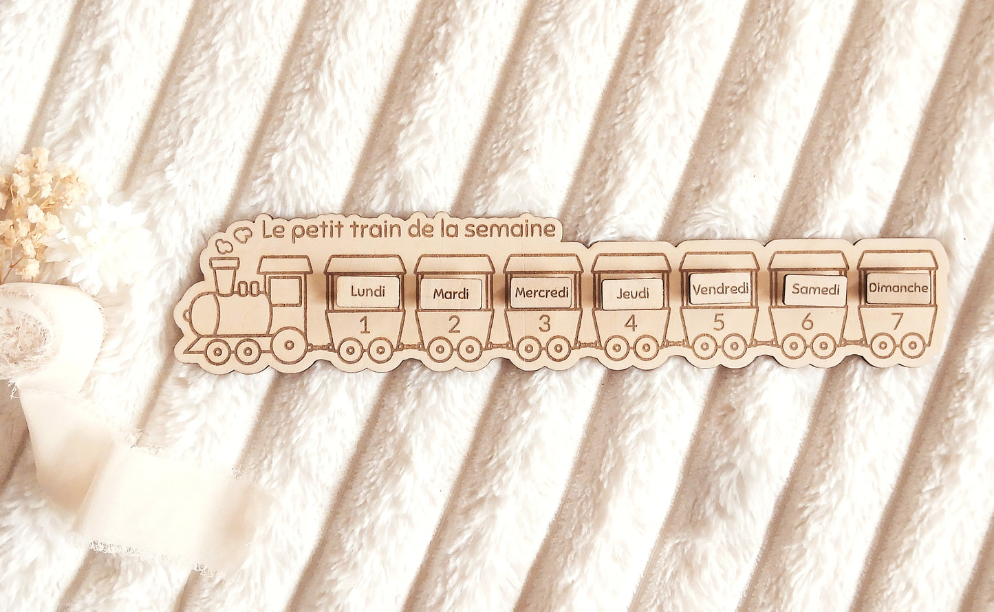 Le petit train de la semaine | Apprentissage ludique des jours