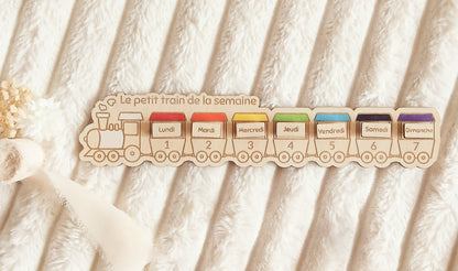 Le petit train de la semaine | Apprentissage ludique des jours
