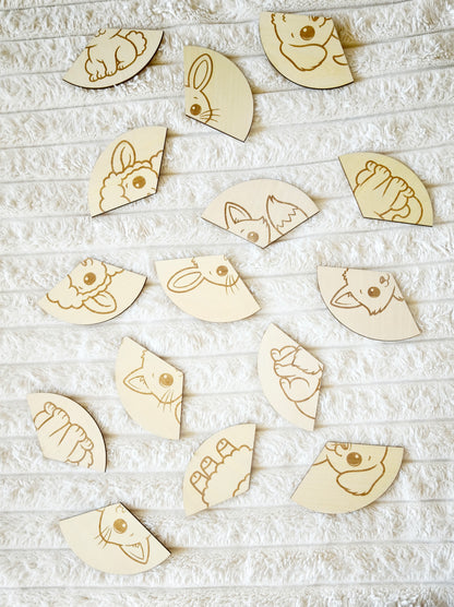 Les puzzles circulaires | Animaux