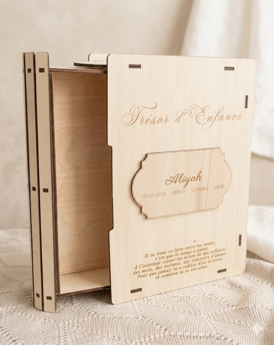Livre Boîte « Trésor d'Enfance »