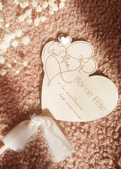 Topper à message – Fête des Mères | Maman & Bébé